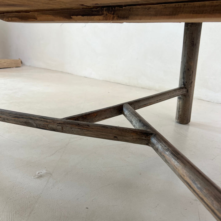Round Antique Coffee Table | Melrose