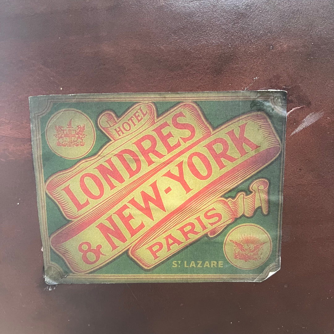 Vintage Mahogany Leather Gainsborough Swivel Chair | Oswald