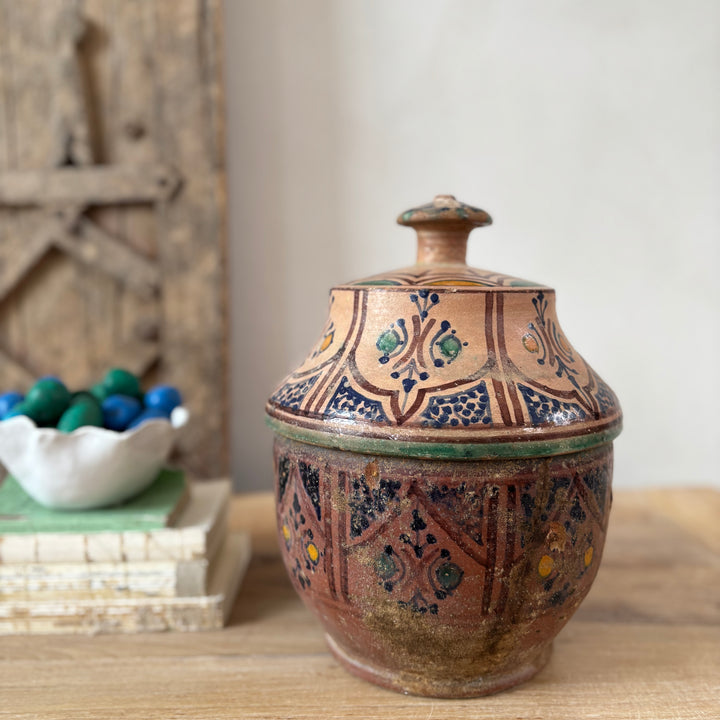 Antique Moroccan Safi Jubbaha Pot | Zaman