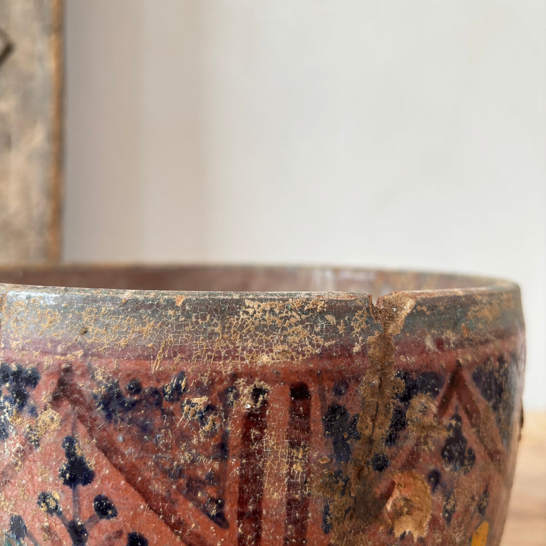 Antique Moroccan Safi Jubbaha Pot | Zaman