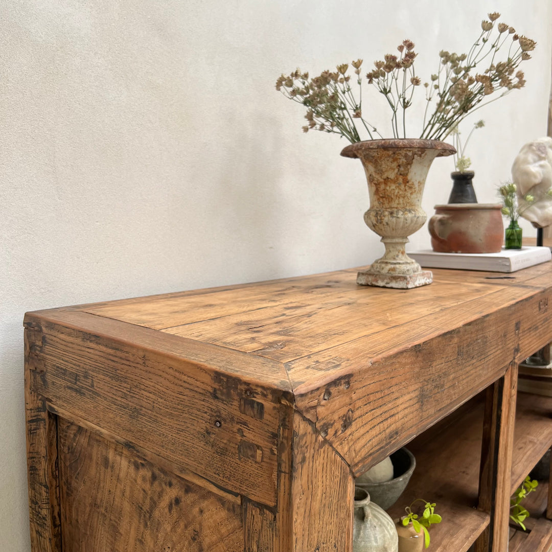 Large Antique Rustic Shop Counter | Jasper