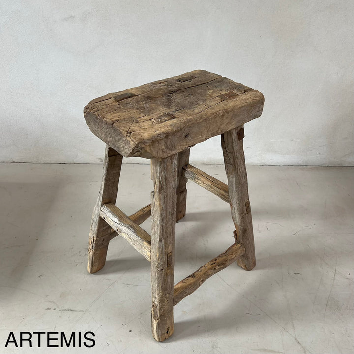 Antique Small Side Table | Large Stool (select from photo)