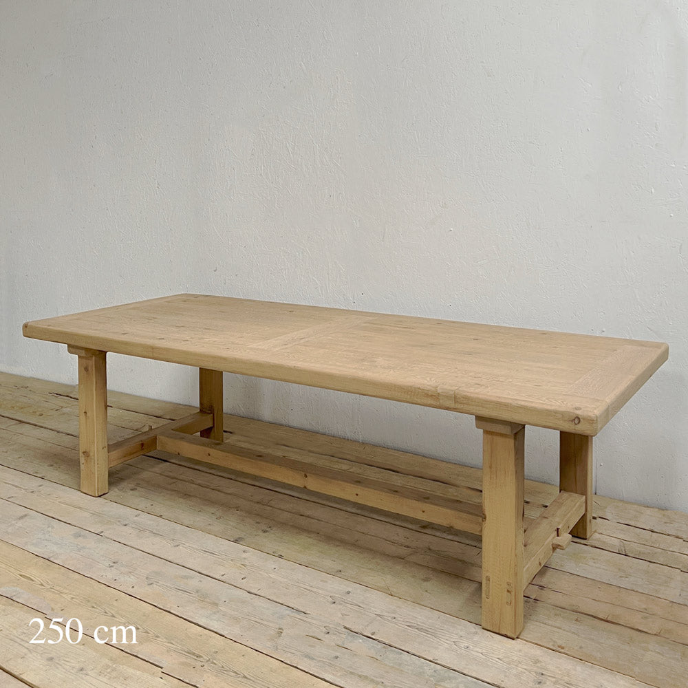 Reclaimed wood refectory table