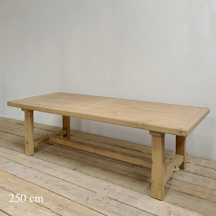 Reclaimed wood refectory table