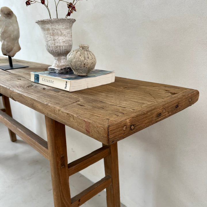Antique Elm Console Table | Tamara