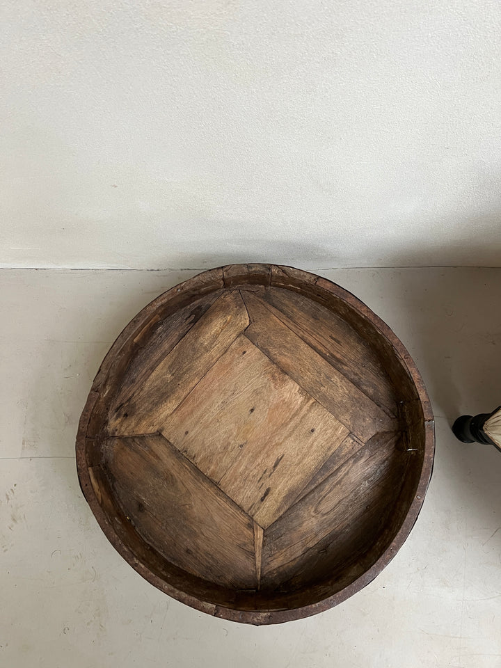 Antique Carved Round Coffee Table | Jasper