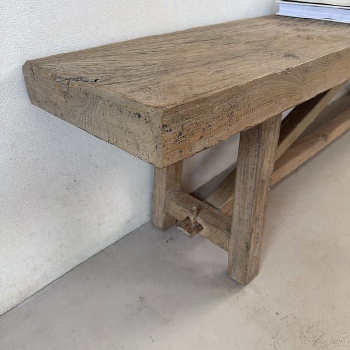 Unique Elm Hall Bench 230cm  | Brooks