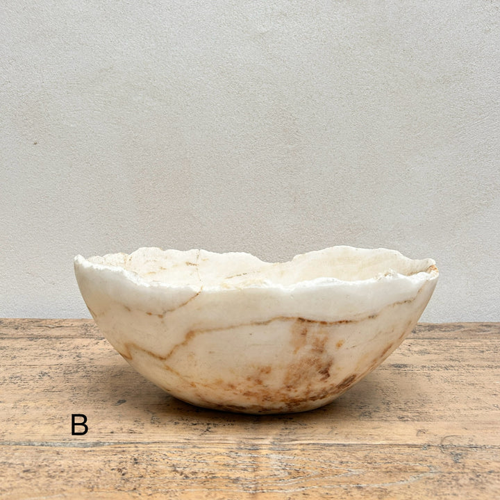 Hand Carved Marble Decorative Bowls