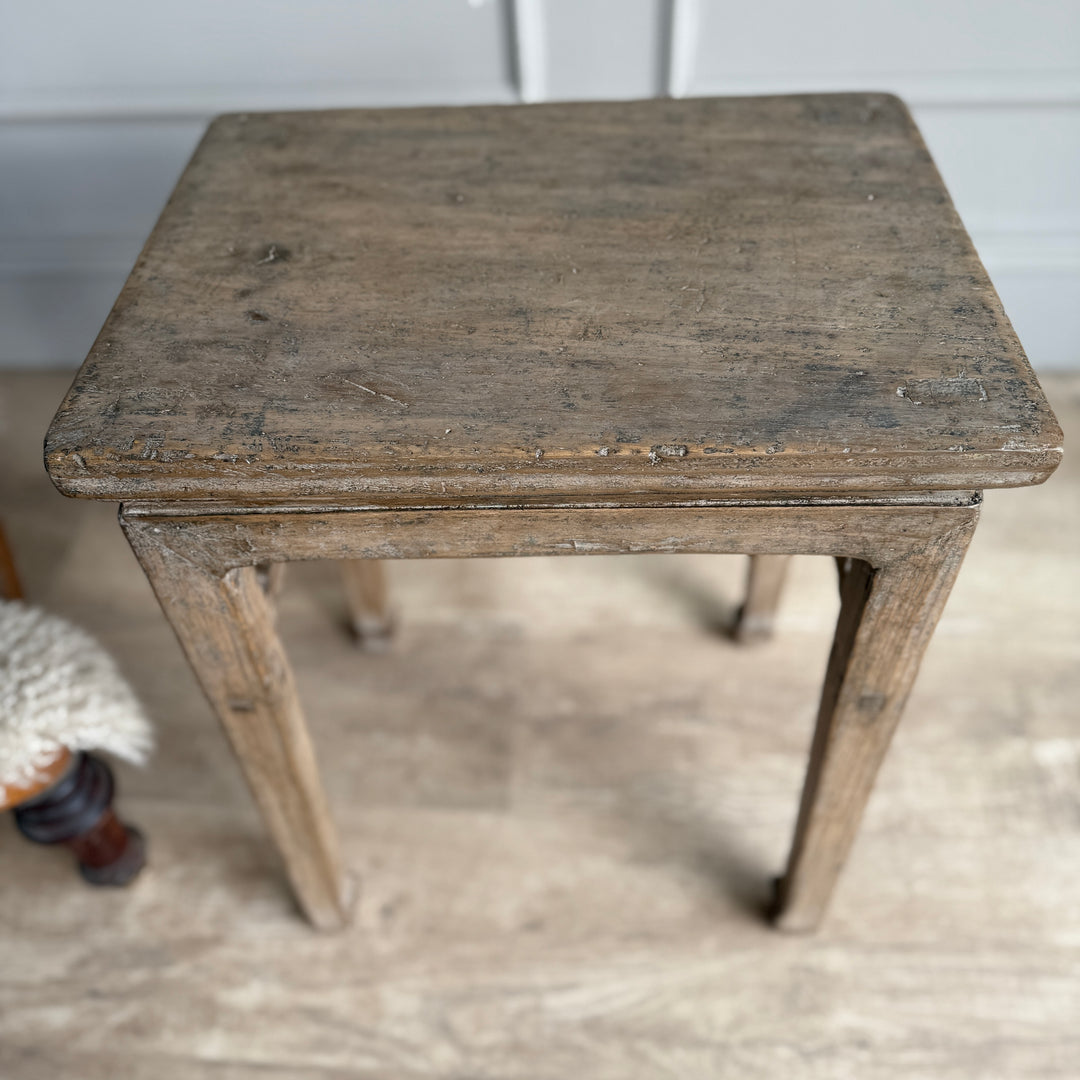 Antique Elm Side Table | Florrie