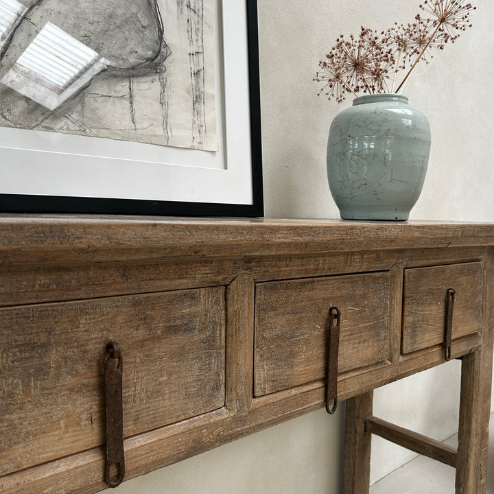 Antique Elm Console Table | Stockbridge