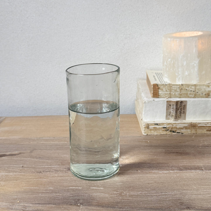 Tall Hand Blown Glass