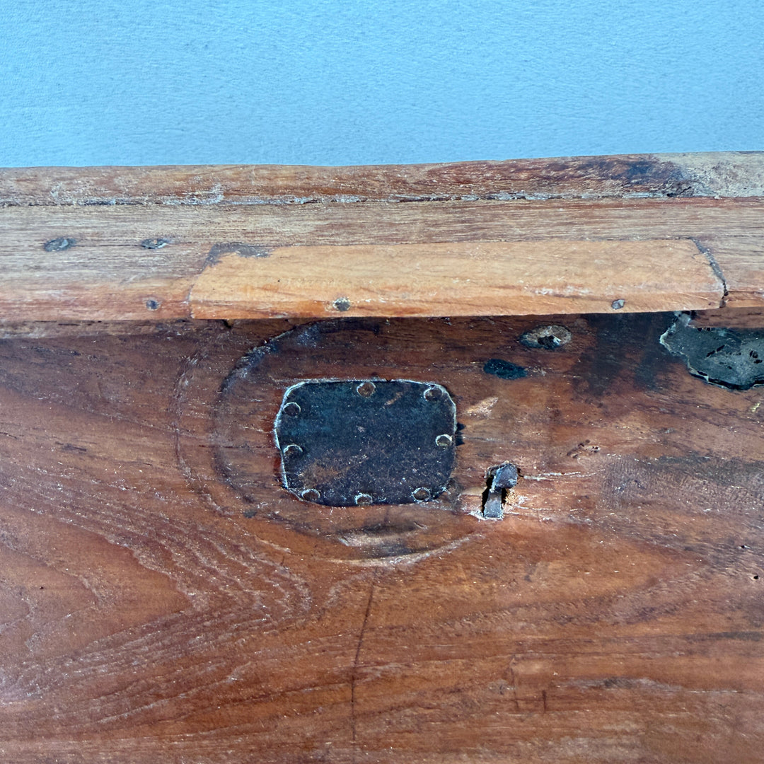 Antique Indian Teak Blanket Box | Harmoni