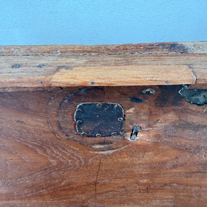 Antique Indian Teak Blanket Box | Harmoni