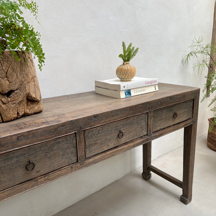 Narrow Antique Console Table