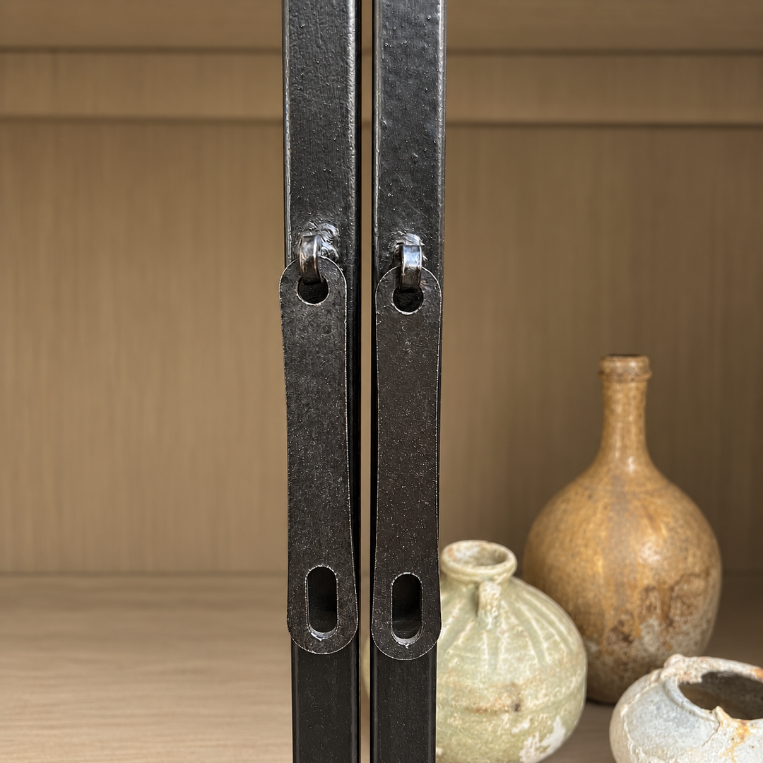 Glass Glazed Black Cabinet | Cookham
