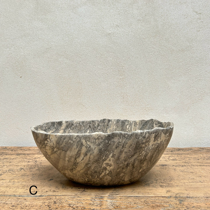 Hand Carved Marble Decorative Bowls
