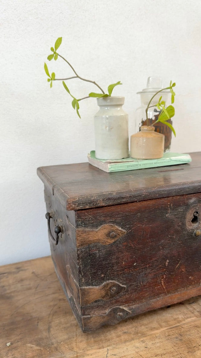 Antique Indian Wooden Merchant’s Box | Otto