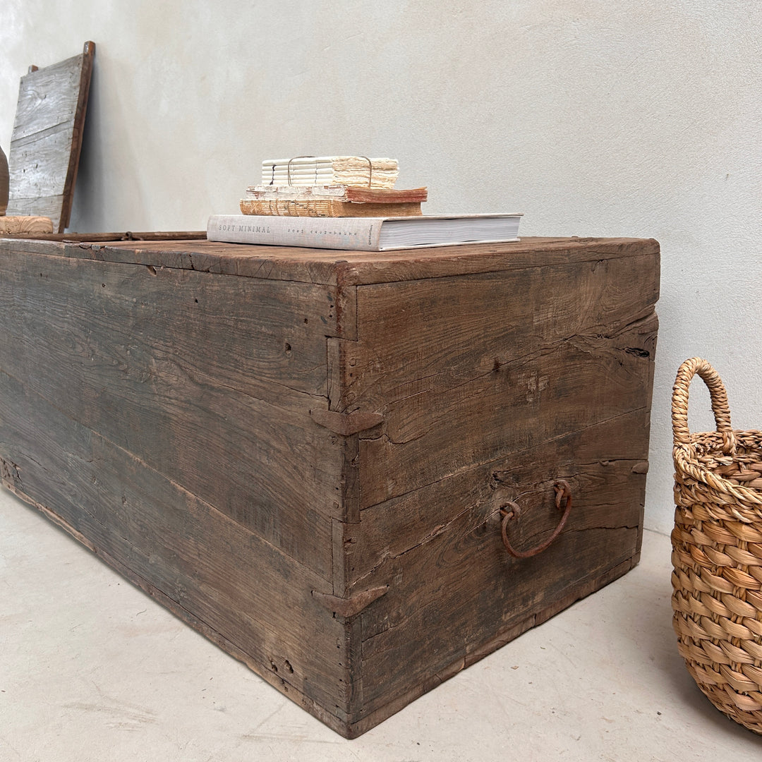 Antique Teak Blanket Box | Felix