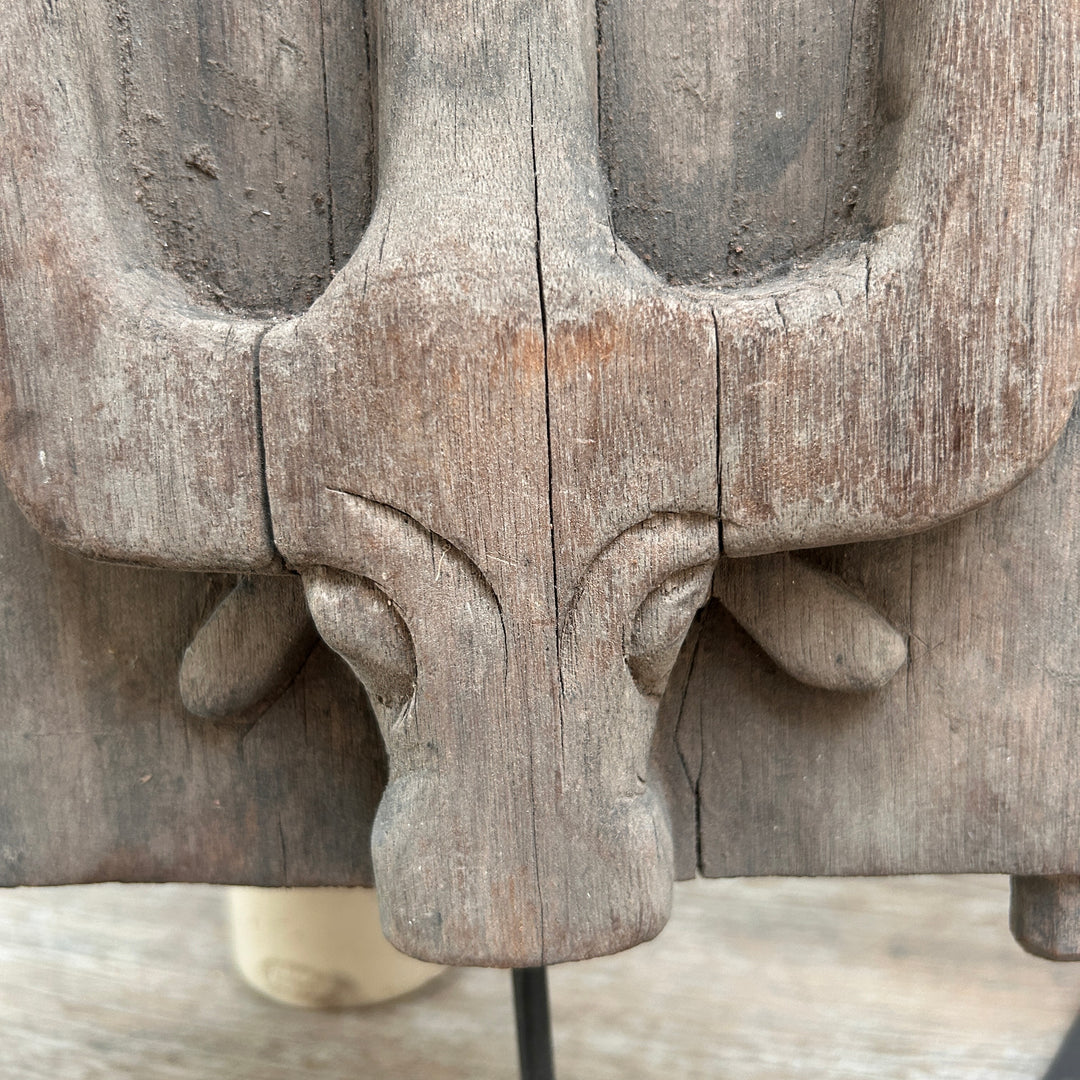 Small Antique Sumba Handcarved Panel | Budi