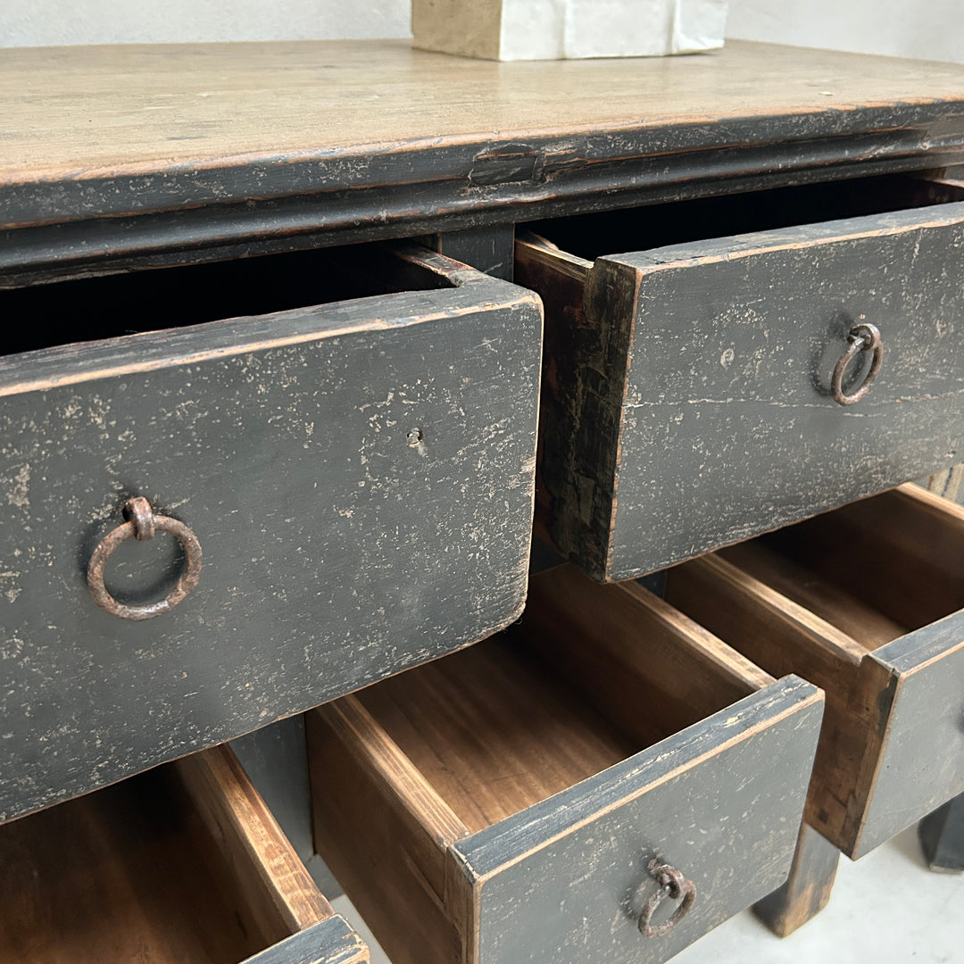 Small Black Antique Console Table | Bath