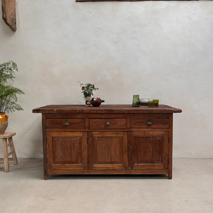 Vintage Workbench Kitchen Island | Elena