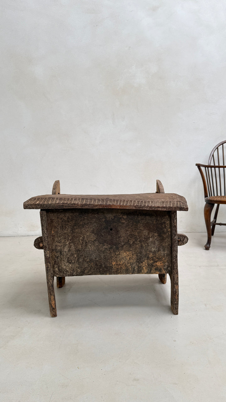 Antique wooden coffer storage box | Sandoor