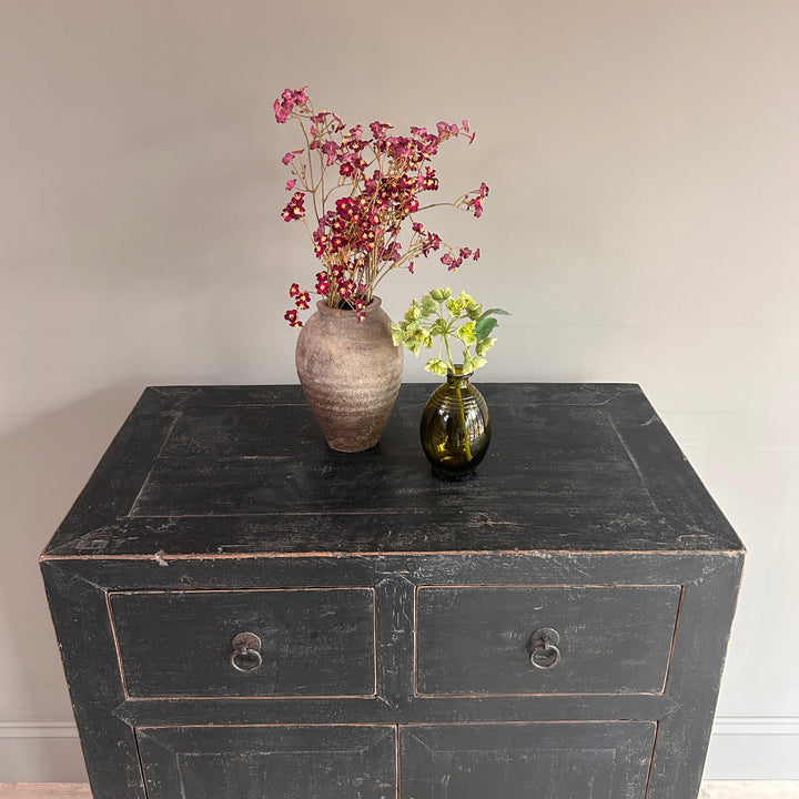 Antique Small Black Cupboard | Collette