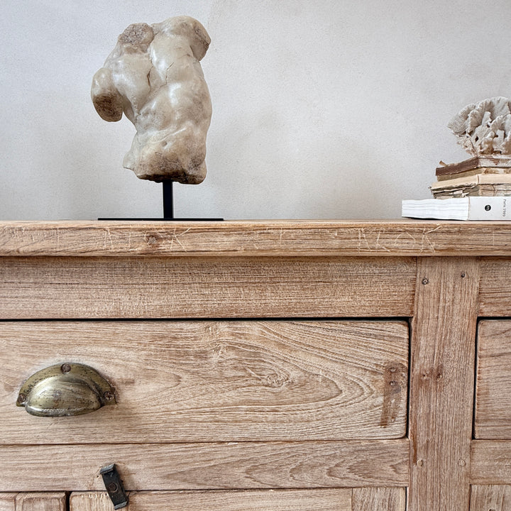 Vintage Whitewashed School Laboratory Cupboard – Albert