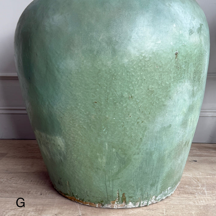Extra Large Jade Antique Urn