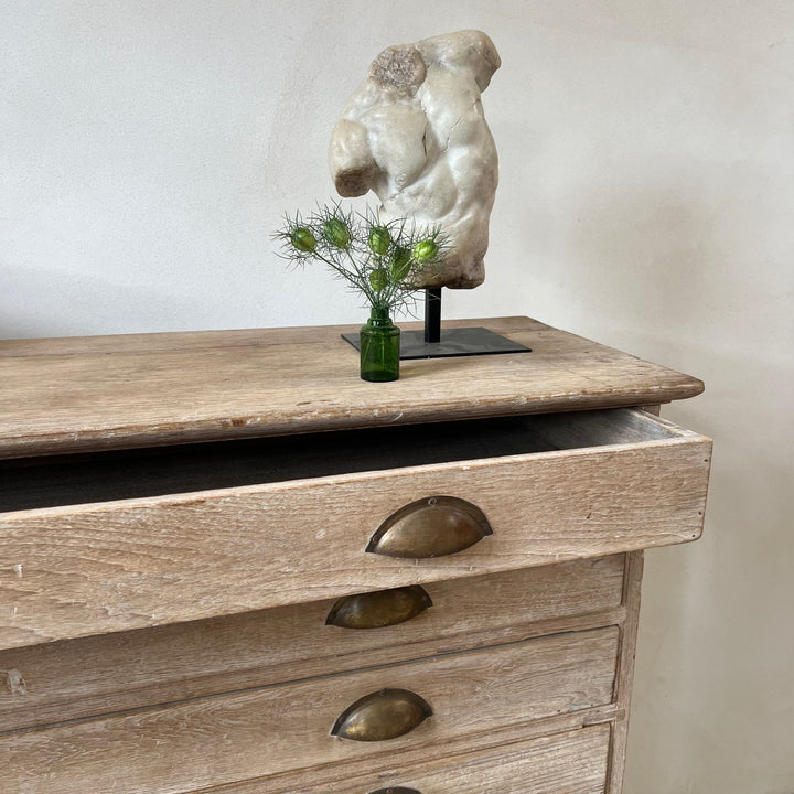 Vintage Architects Plan Chest Of Drawers | Seva