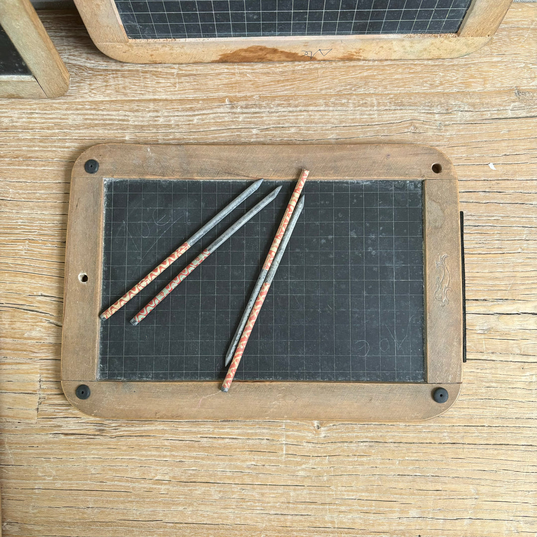 Vintage Childs Chalkboards with Pencil