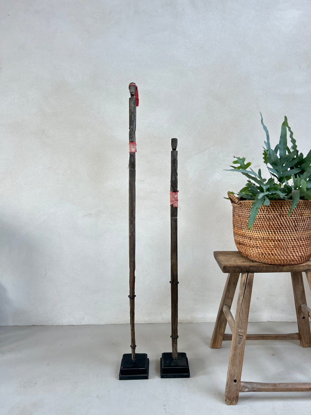 Antique Tribal Totem pole Harta