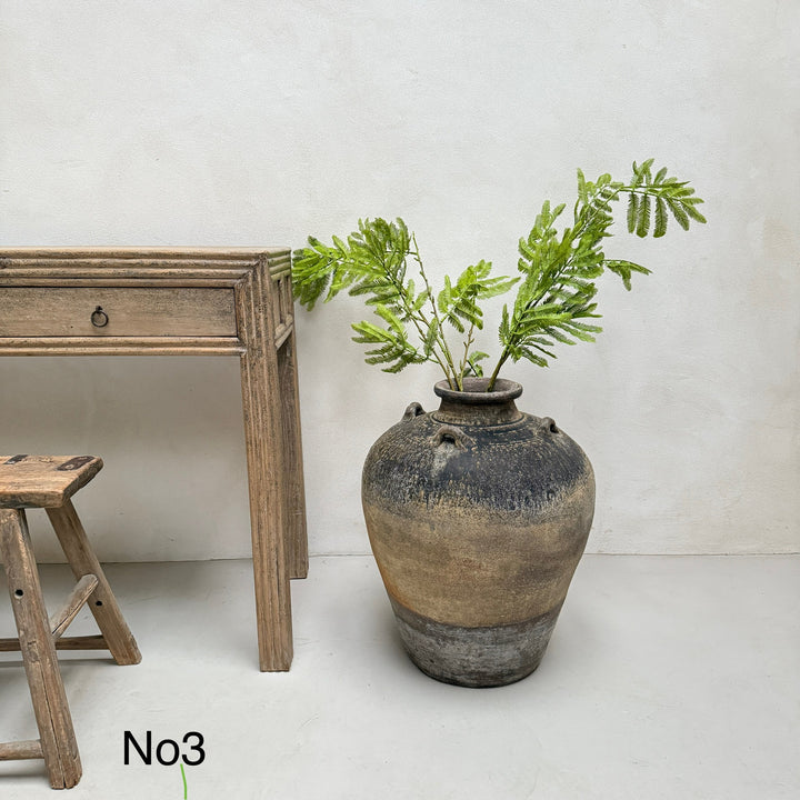 Rare Large Antique Sawankhalok Urn