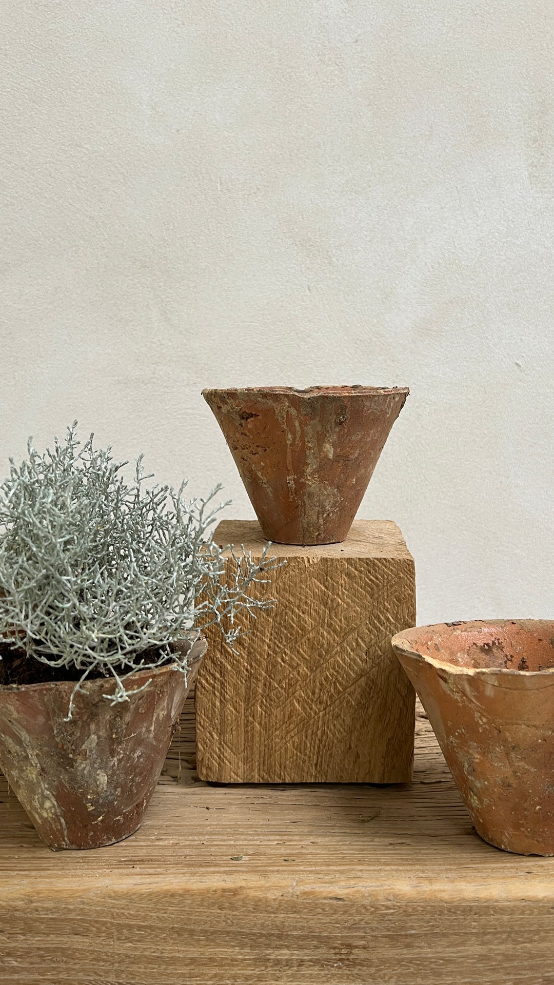 Vintage Resin flower pot