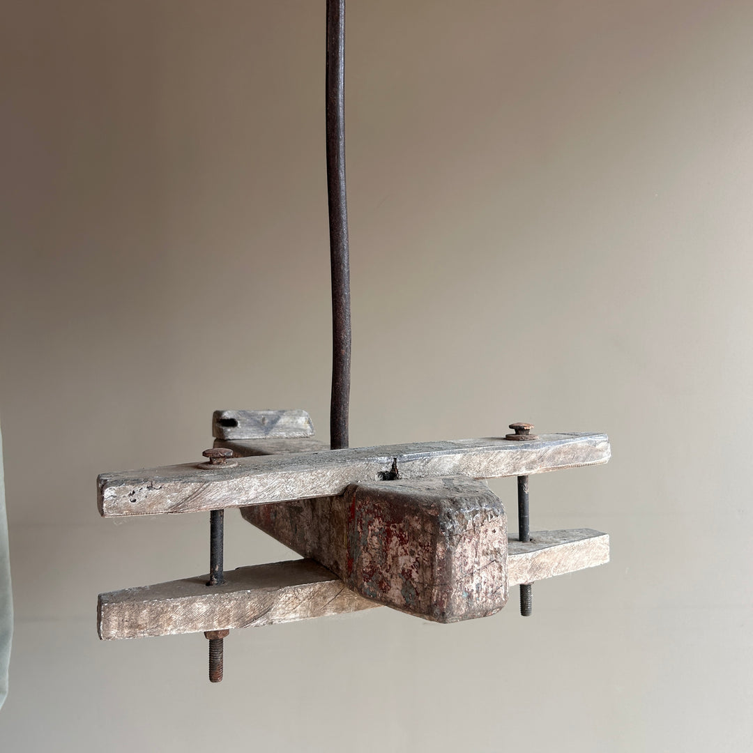 Vintage Primitive Hanging Aeroplane