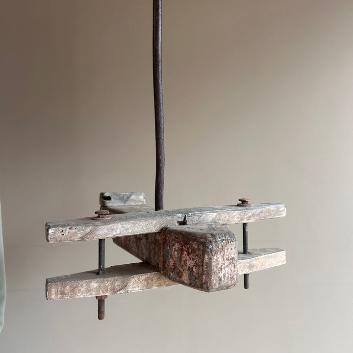 Vintage Primitive Hanging Aeroplane