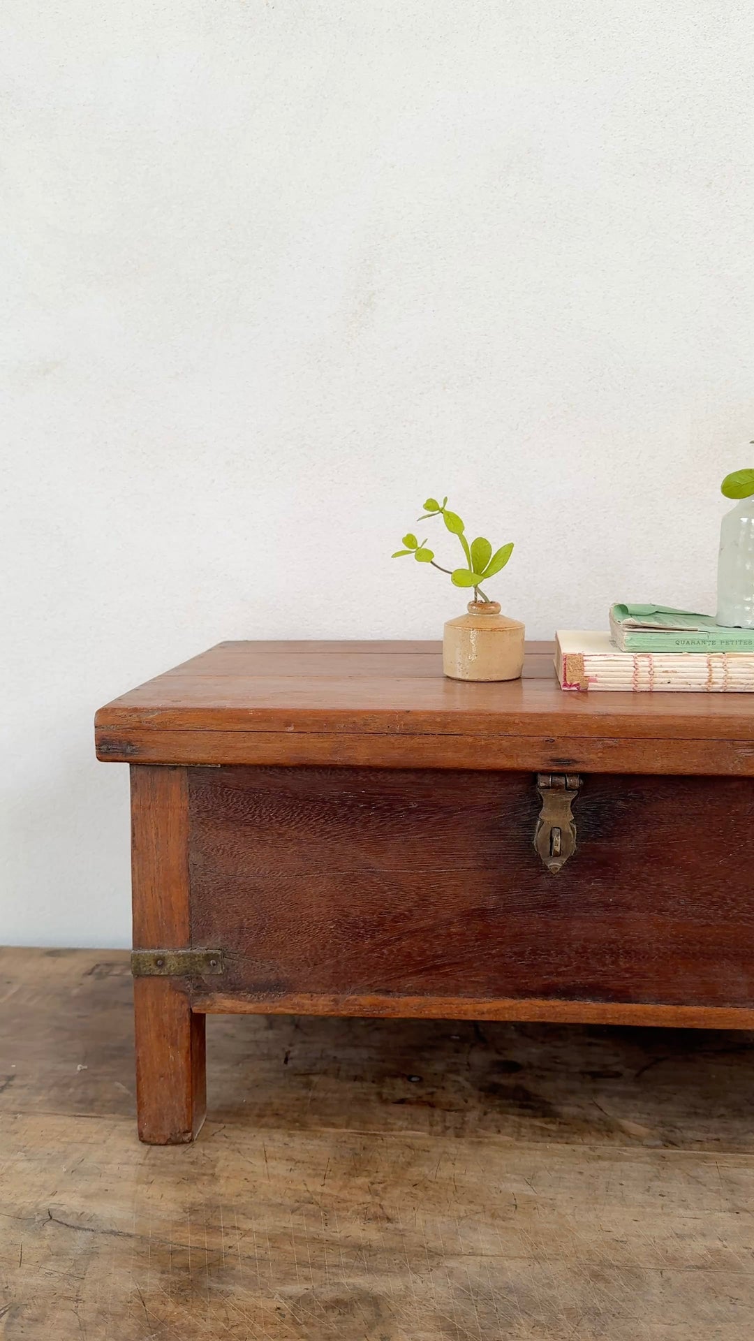 Antique Indian Teak Storage Box | Tara