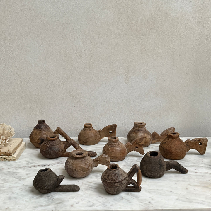 Antique Decorative Indian Wooden pot