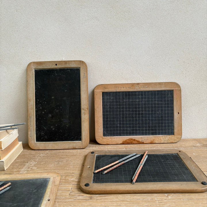 Vintage Childs Chalkboards with Pencil