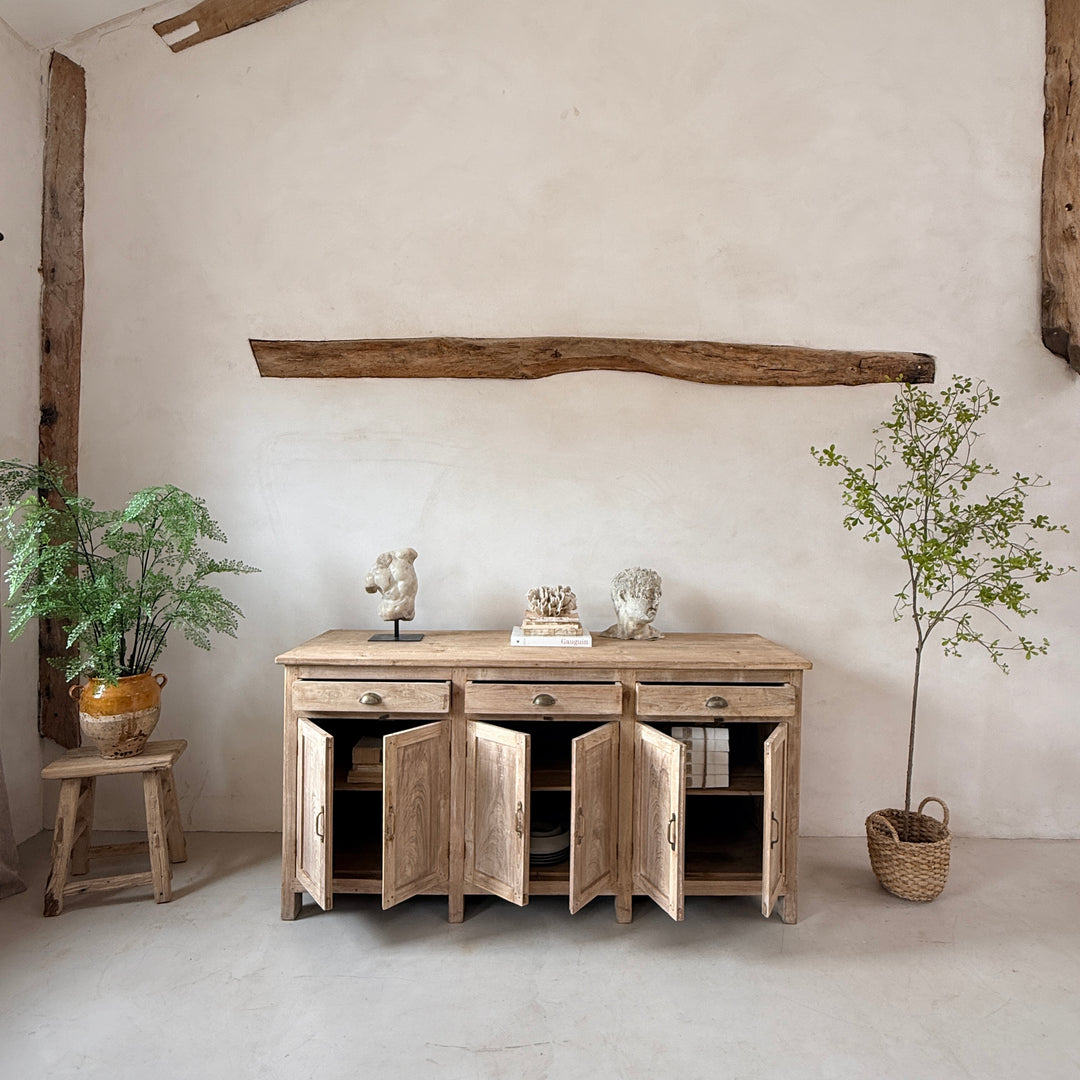 Vintage Whitewashed School Laboratory Cupboard – Albert