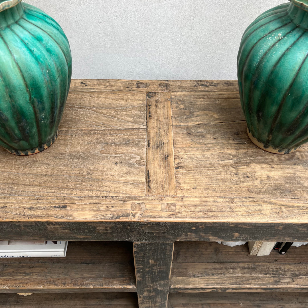 Antique rustic shop counter | Eliot
