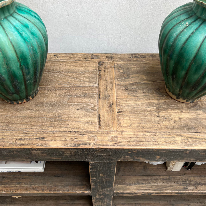Antique rustic shop counter | Eliot