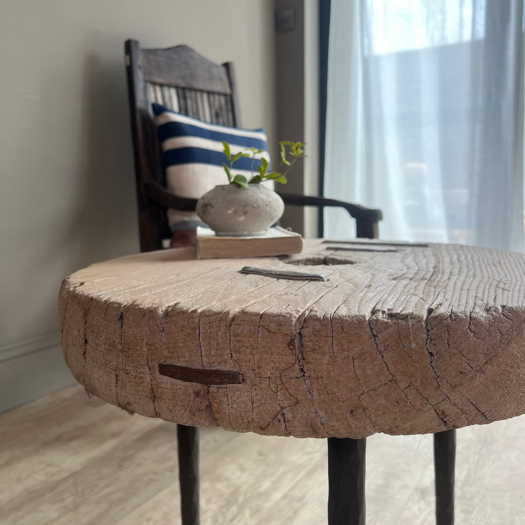 Rustic Wood Side Table | Humphrey