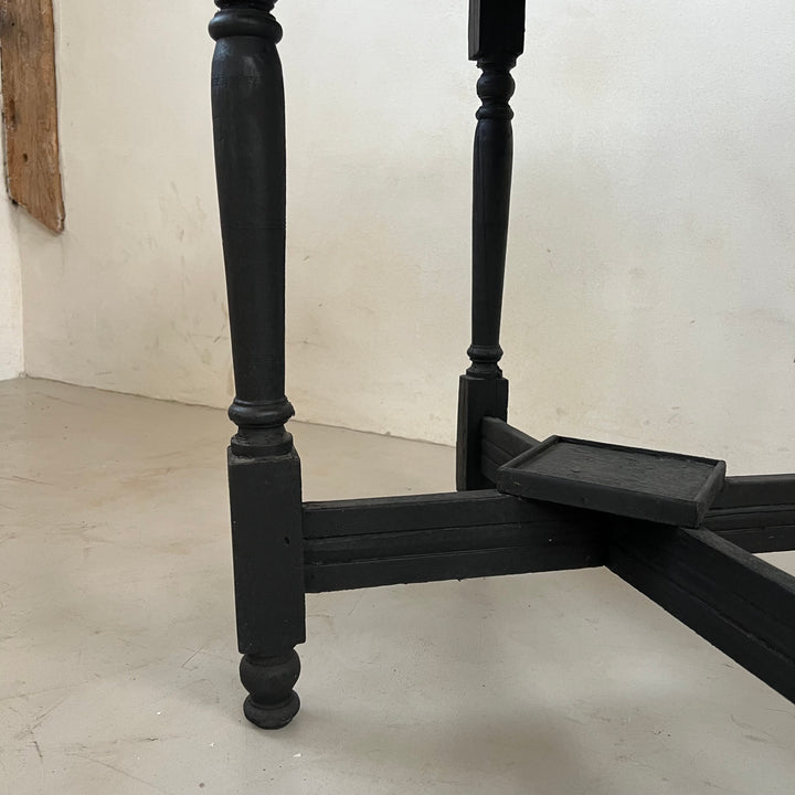 Antique Hexagonal Marble Top Side Table | Balvaird