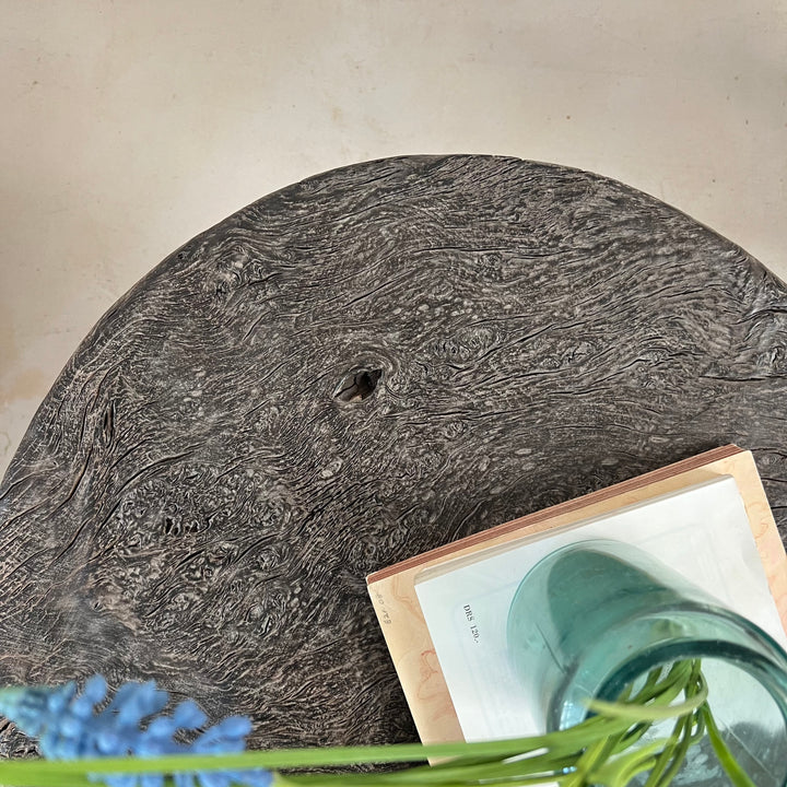 Ancient burr elm side table | Tabitha