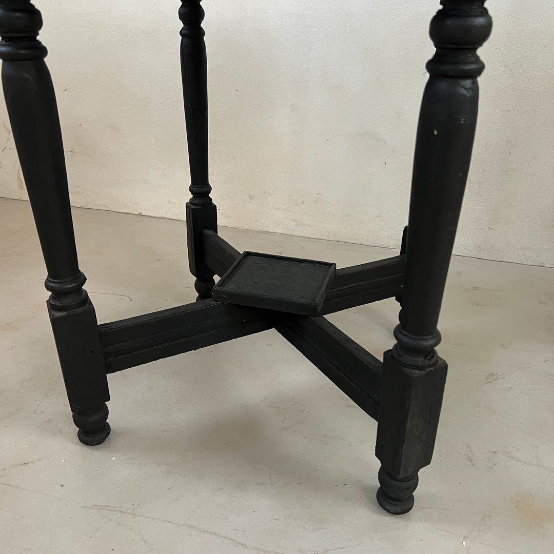 Antique Hexagonal Marble Top Side Table | Balvaird