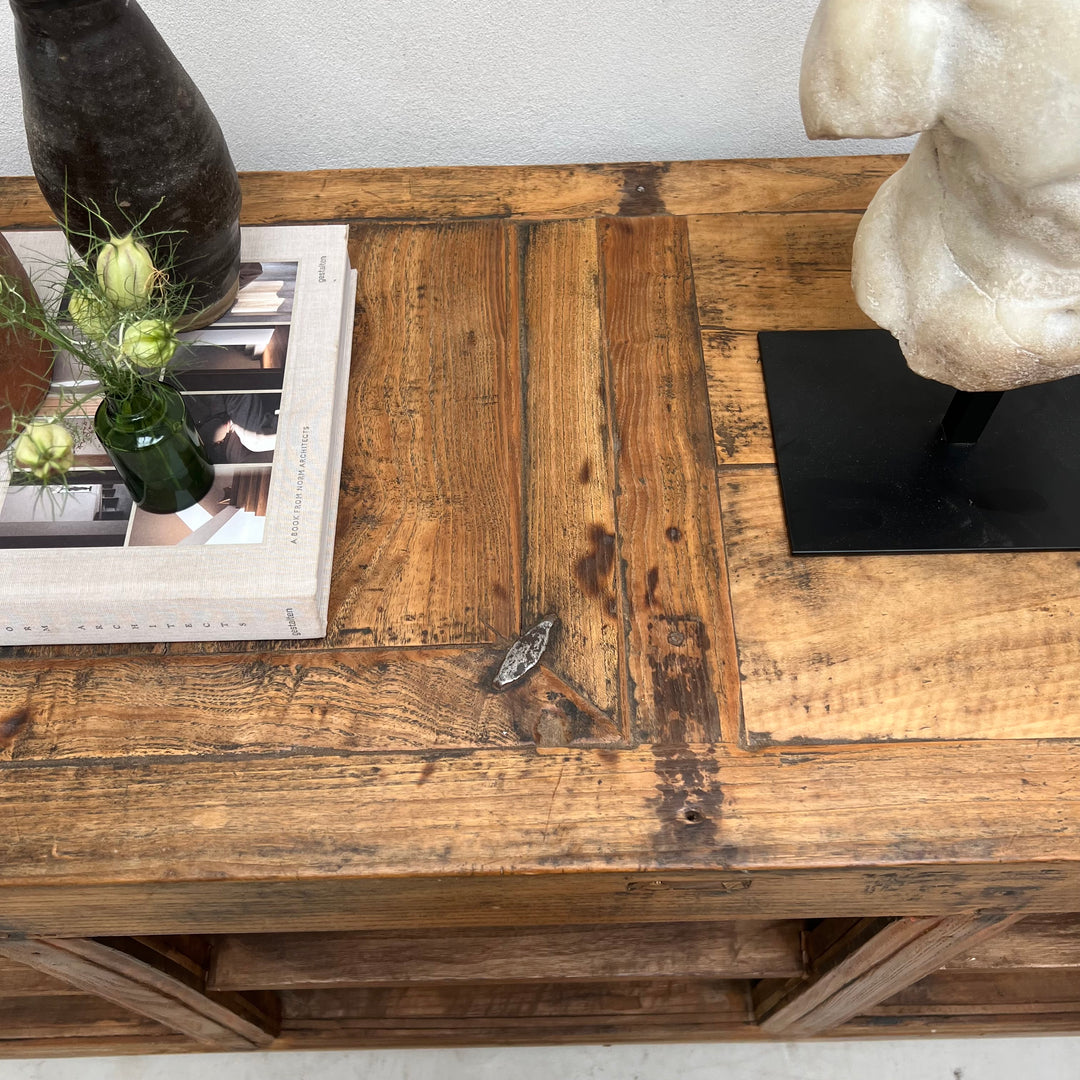 Large Antique Rustic Shop Counter | Jasper