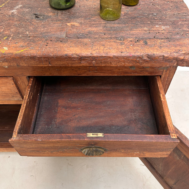Vintage Workbench Kitchen Island | Elena