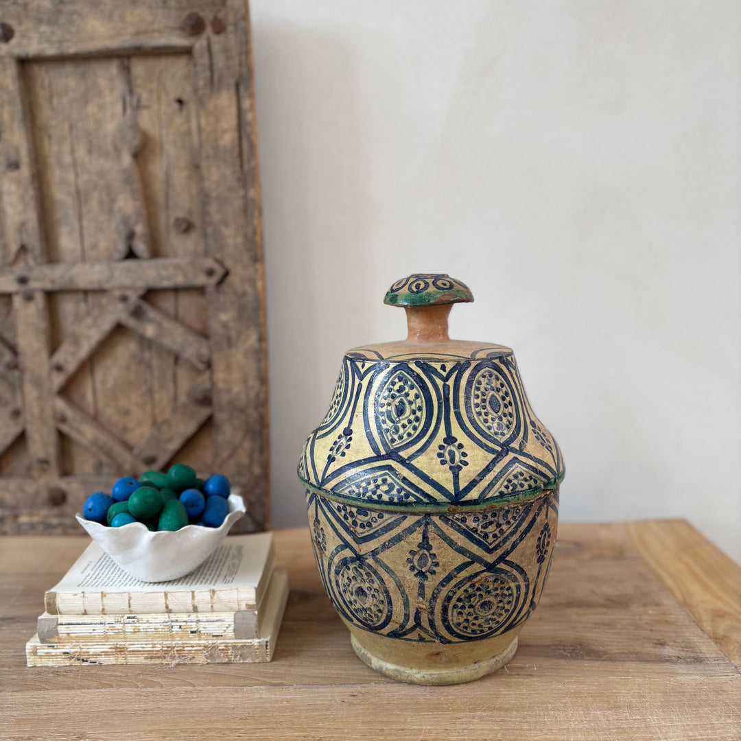 Antique Moroccan Safi Jubbaha Pot | Safi