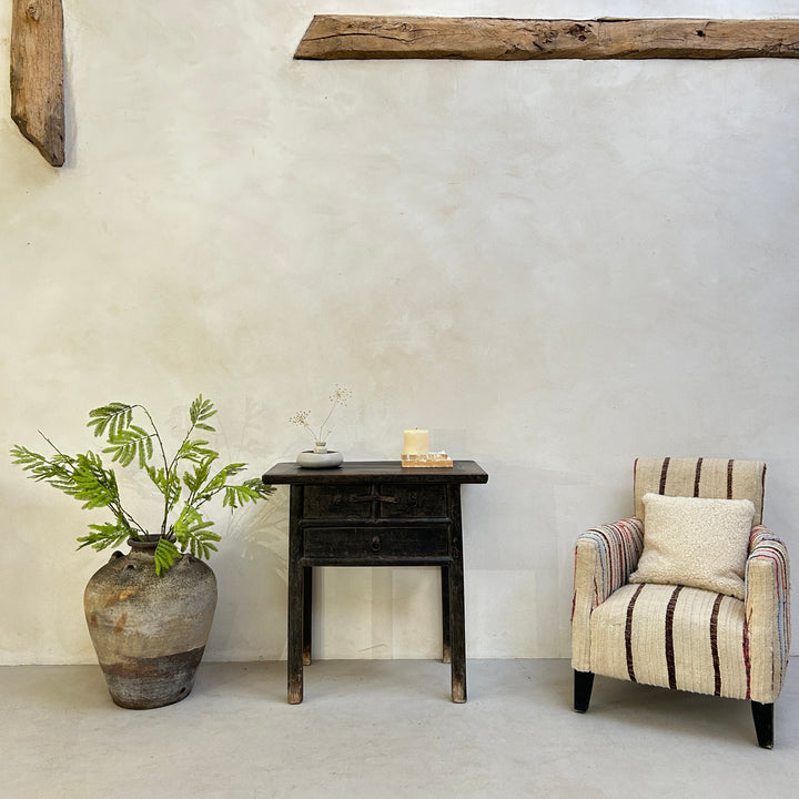 Small Antique Black Console Table | Shere